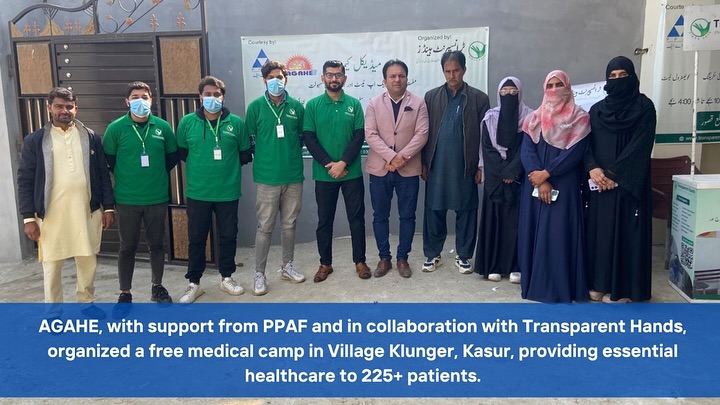 A free medical camp was organized by AGAHE